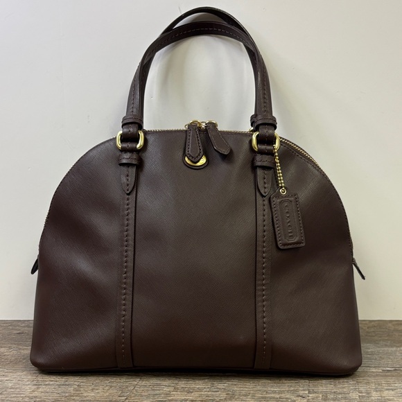 Coach F25671 Prairie Satchel – Brown Crossgrain Leather - Picture 1 of 11